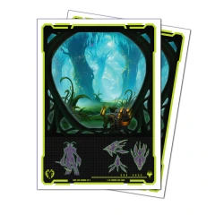 Ultra Pro - Edge of Eternities - APEX Deck Protector Sleeves - Green Mythic